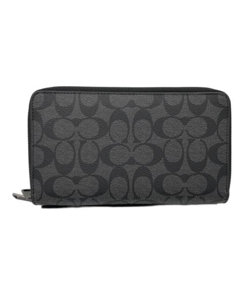 COACH（コーチ）COACH (コーチ) 長財布 ブラックの古着・服飾アイテム