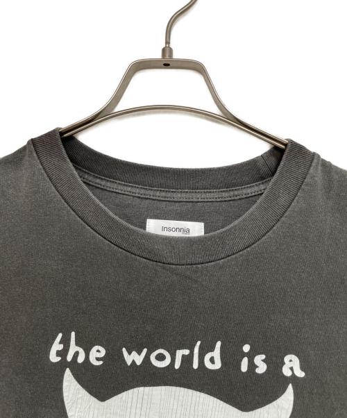insonnia（インソニア）insonnia (インソニア) The Smashing Pumpkins THE WORLD IS A VAMPIRE TEE グレー サイズ:3の古着・服飾アイテム