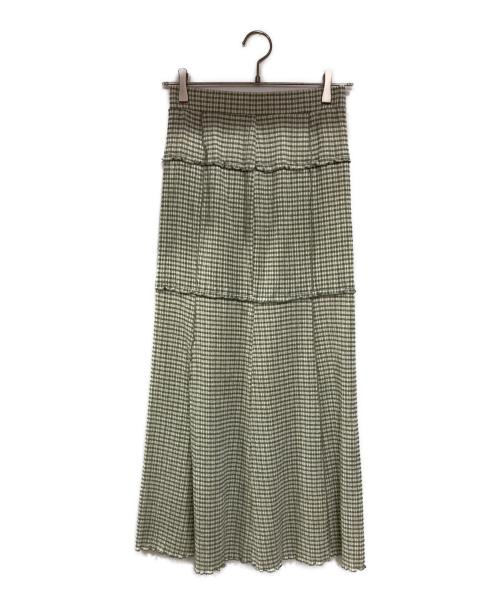 Snidel（スナイデル）Snidel (スナイデル) スカート グリーン サイズ:SIZE 1の古着・服飾アイテム