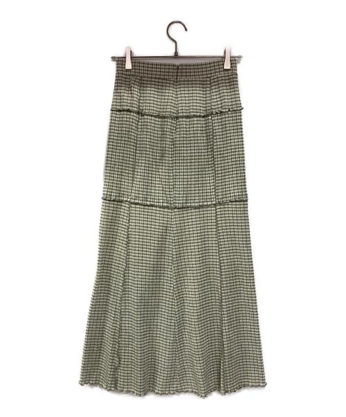 Snidel（スナイデル）Snidel (スナイデル) スカート グリーン サイズ:SIZE 1の古着・服飾アイテム