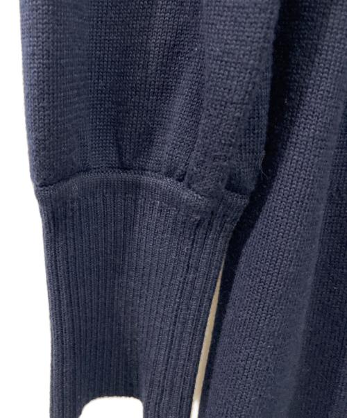 BLUE LABEL CRESTBRIDGE（ブルーレーベルクレストブリッジ）BLUE LABEL CRESTBRIDGE (ブルーレーベルクレストブリッジ) 長袖ワンピース ネイビー サイズ:38の古着・服飾アイテム