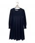 BLUE LABEL CRESTBRIDGE（ブルーレーベルクレストブリッジ）の古着「長袖ワンピース」｜ネイビー