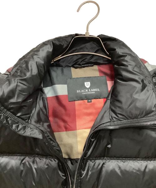 BLACK LABEL CRESTBRIDGE（ブラックレーベル クレストブリッジ）BLACK LABEL CRESTBRIDGE (ブラックレーベル クレストブリッジ) ダウンジャケット ブラック サイズ:Mの古着・服飾アイテム