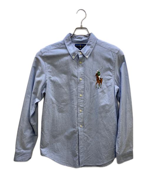 RALPH LAUREN（ラルフローレン）RALPH LAUREN (ラルフローレン) 長袖シャツ ブルー サイズ:XLの古着・服飾アイテム