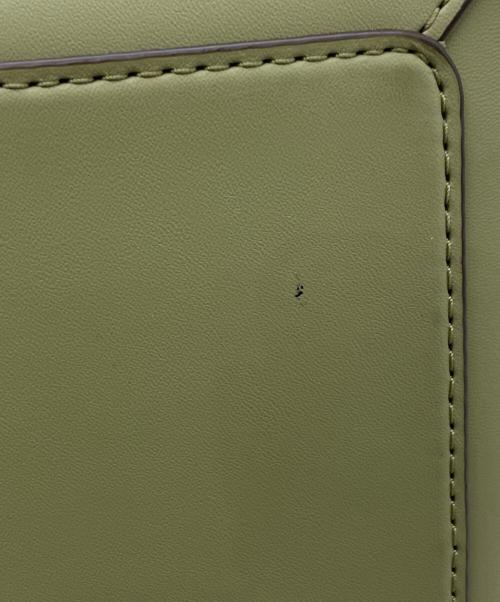 MICHAEL KORS（マイケル・コース）MICHAEL KORS (マイケル・コース) トートバッグ ホワイト×グリーンの古着・服飾アイテム