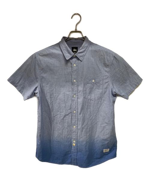 stussy（ステューシー）stussy (ステューシー) 半袖シャツ ブルー サイズ:Mの古着・服飾アイテム