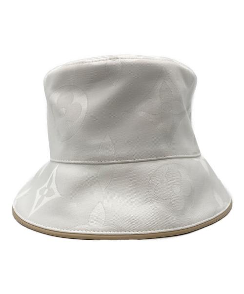 LOUIS VUITTON（ルイ ヴィトン）LOUIS VUITTON (ルイ ヴィトン) バケットハット ホワイトの古着・服飾アイテム