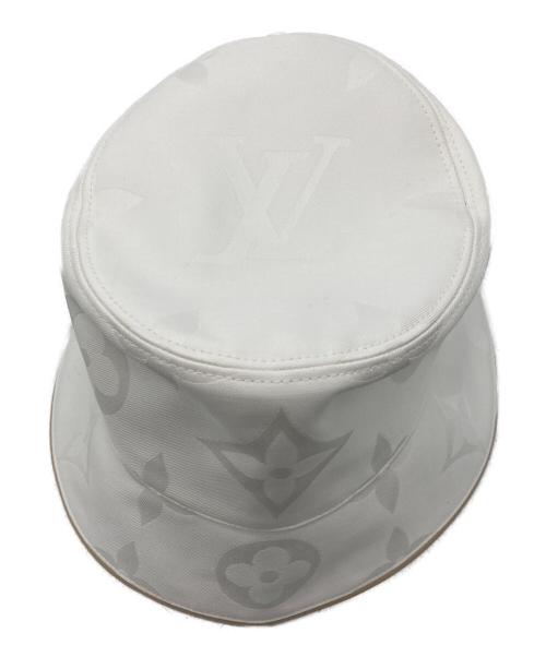 LOUIS VUITTON（ルイ ヴィトン）LOUIS VUITTON (ルイ ヴィトン) バケットハット ホワイトの古着・服飾アイテム