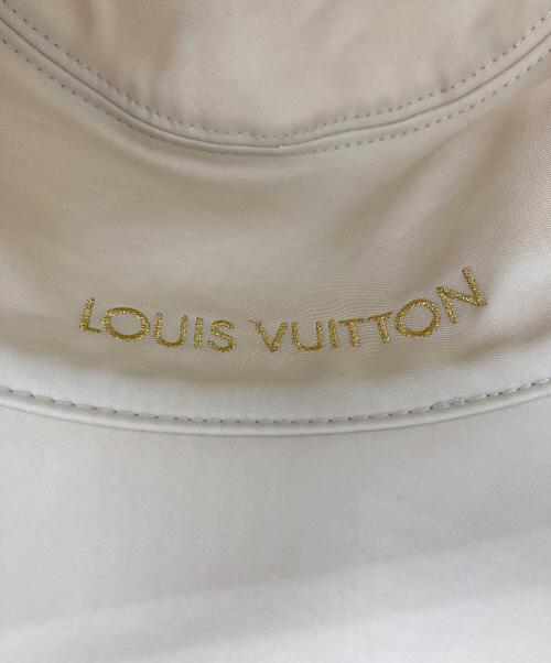 LOUIS VUITTON（ルイ ヴィトン）LOUIS VUITTON (ルイ ヴィトン) バケットハット ホワイトの古着・服飾アイテム