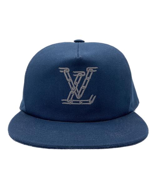LOUIS VUITTON（ルイ ヴィトン）LOUIS VUITTON (ルイ ヴィトン) キャップ ネイビーの古着・服飾アイテム