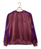 Needlesニードルズ）の古着「TRACK CREW NECK SHIRT」｜パープル