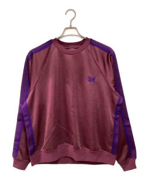 Needles（ニードルズ）Needles (ニードルズ) TRACK CREW NECK SHIRT パープル サイズ:Sの古着・服飾アイテム