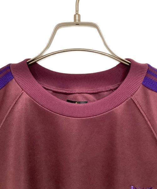 Needles（ニードルズ）Needles (ニードルズ) TRACK CREW NECK SHIRT パープル サイズ:Sの古着・服飾アイテム