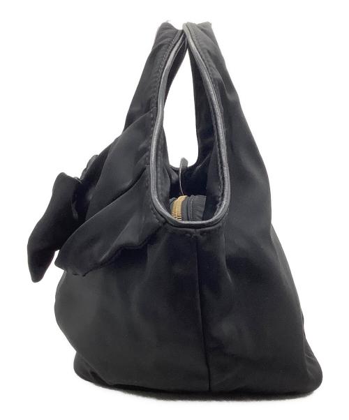 Kate Spade（ケイトスペード）Kate Spade (ケイトスペード) リボンハンドバッグ ブラックの古着・服飾アイテム