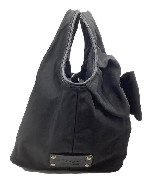 Kate Spade（ケイトスペード）Kate Spade (ケイトスペード) リボンハンドバッグ ブラックの古着・服飾アイテム