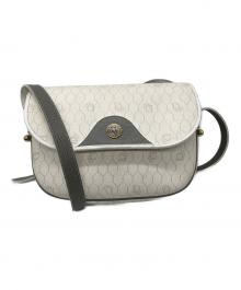 Christian Dior（クリスチャン ディオール）の古着「ハニカム柄 ショルダーバッグ」｜ホワイト