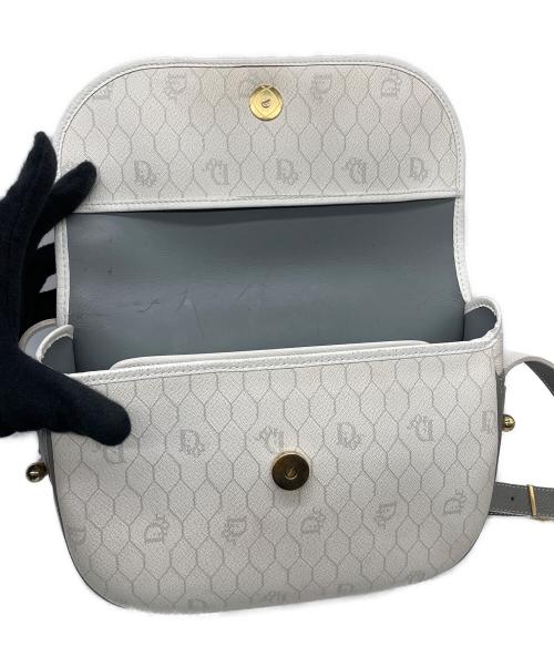 Christian Dior（クリスチャン ディオール）Christian Dior (クリスチャン ディオール) ハニカム柄 ショルダーバッグ ホワイトの古着・服飾アイテム