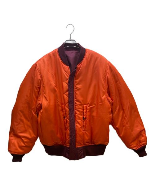 AVIREX（アヴィレックス）AVIREX (アヴィレックス) リバーシブル中綿ジャケット ボルドー×オレンジ サイズ:XLの古着・服飾アイテム