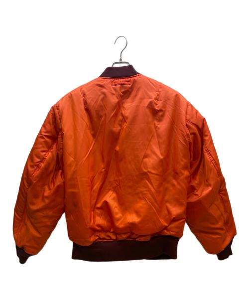 AVIREX（アヴィレックス）AVIREX (アヴィレックス) リバーシブル中綿ジャケット ボルドー×オレンジ サイズ:XLの古着・服飾アイテム