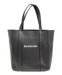 BALENCIAGA（バレンシアガ）の古着「EVERYDAY XXS/2wayトートバッグ/トートバッグ/ショルダーバッグ/ロゴレザーバッグ」｜ブラック