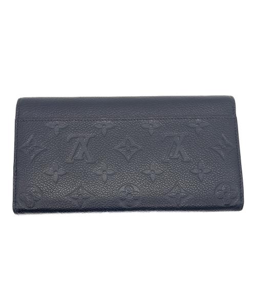 LOUIS VUITTON（ルイ ヴィトン）LOUIS VUITTON (ルイ ヴィトン) モノグラム・アンプラント ポルトフォイユ・サラ/長財布 ネイビー サイズ:-の古着・服飾アイテム
