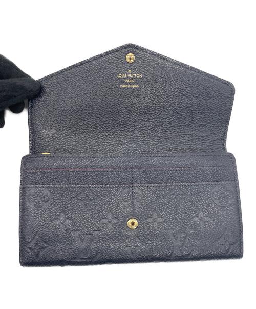 LOUIS VUITTON（ルイ ヴィトン）LOUIS VUITTON (ルイ ヴィトン) モノグラム・アンプラント ポルトフォイユ・サラ/長財布 ネイビー サイズ:-の古着・服飾アイテム