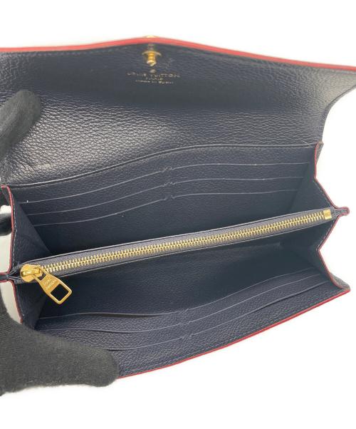 LOUIS VUITTON（ルイ ヴィトン）LOUIS VUITTON (ルイ ヴィトン) モノグラム・アンプラント ポルトフォイユ・サラ/長財布 ネイビー サイズ:-の古着・服飾アイテム
