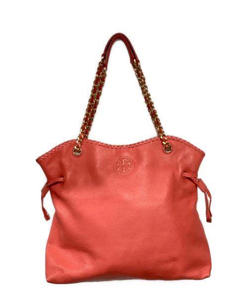 TORY BURCH（トリーバーチ）TORY BURCH (トリーバーチ) チェーントートバッグ ピンクの古着・服飾アイテム