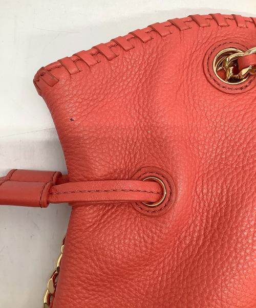 TORY BURCH（トリーバーチ）TORY BURCH (トリーバーチ) チェーントートバッグ ピンクの古着・服飾アイテム