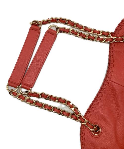 TORY BURCH（トリーバーチ）TORY BURCH (トリーバーチ) チェーントートバッグ ピンクの古着・服飾アイテム