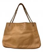 TORY BURCHトリーバーチ）の古着「チェーンショルダーバッグ」｜ベージュ