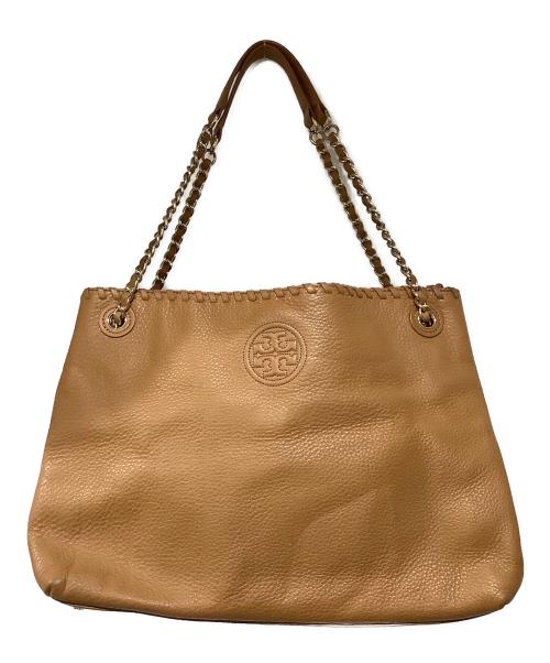 TORY BURCH（トリーバーチ）TORY BURCH (トリーバーチ) チェーンショルダーバッグ ベージュの古着・服飾アイテム
