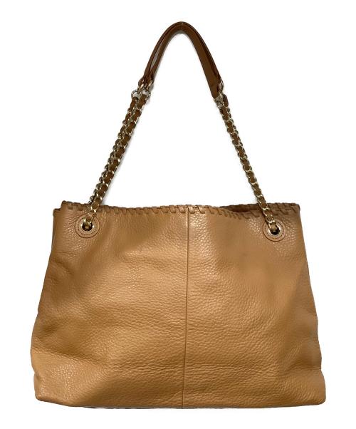 TORY BURCH（トリーバーチ）TORY BURCH (トリーバーチ) チェーンショルダーバッグ ベージュの古着・服飾アイテム