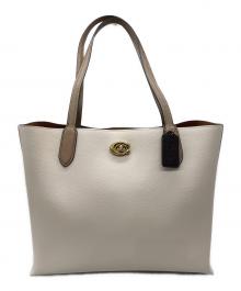 COACH（コーチ）の古着「ウィロウ トート カラーブロック」｜アイボリー