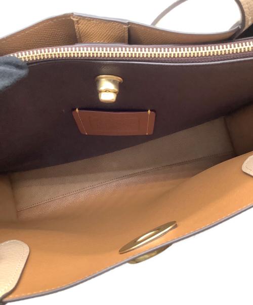 COACH（コーチ）COACH (コーチ) ウィロウ トート カラーブロック アイボリーの古着・服飾アイテム