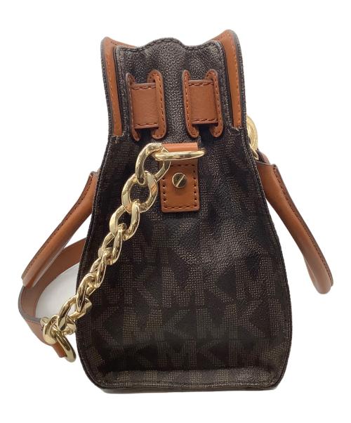 MICHAEL KORS（マイケルコース）MICHAEL KORS (マイケルコース) 2WAYバッグ ブラウンの古着・服飾アイテム