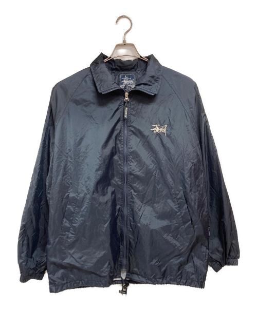 stussy sports（ステューシー スポーツ）STUSSY SPORTS (ステューシー スポーツ) ナイロンジャケット ネイビー サイズ:Lの古着・服飾アイテム