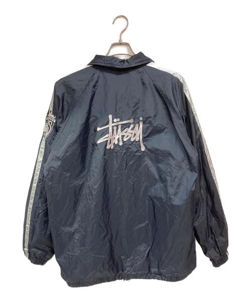 stussy sports（ステューシー スポーツ）STUSSY SPORTS (ステューシー スポーツ) ナイロンジャケット ネイビー サイズ:Lの古着・服飾アイテム