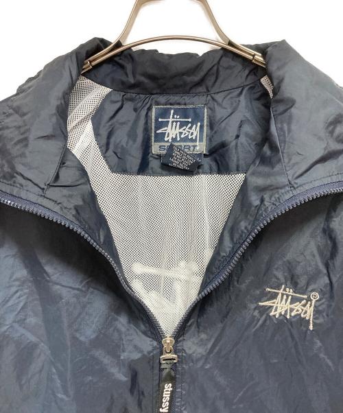 stussy sports（ステューシー スポーツ）STUSSY SPORTS (ステューシー スポーツ) ナイロンジャケット ネイビー サイズ:Lの古着・服飾アイテム