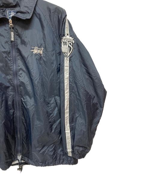 stussy sports（ステューシー スポーツ）STUSSY SPORTS (ステューシー スポーツ) ナイロンジャケット ネイビー サイズ:Lの古着・服飾アイテム
