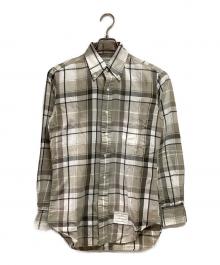 Thom Browne（トムブラウン）の古着「長袖シャツ」｜ホワイト×グレー