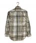 Thom Browne (トムブラウン) 長袖シャツ ホワイト×グレー：8000円