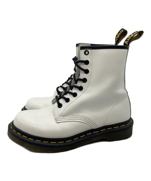 Dr.Martens（ドクターマーチン）Dr.Martens (ドクターマーチン) 8ホールブーツ ホワイト サイズ:UK4の古着・服飾アイテム