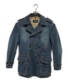 BURBERRY BLACK LABEL（バーバリーブラックレーベル）の古着「トレンチコート」｜ネイビー