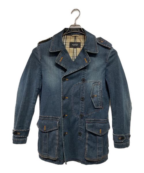 BURBERRY BLACK LABEL（バーバリーブラックレーベル）BURBERRY BLACK LABEL (バーバリーブラックレーベル) トレンチコート ネイビー サイズ:Lの古着・服飾アイテム