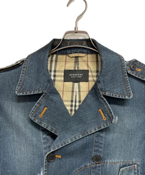 BURBERRY BLACK LABEL（バーバリーブラックレーベル）BURBERRY BLACK LABEL (バーバリーブラックレーベル) トレンチコート ネイビー サイズ:Lの古着・服飾アイテム