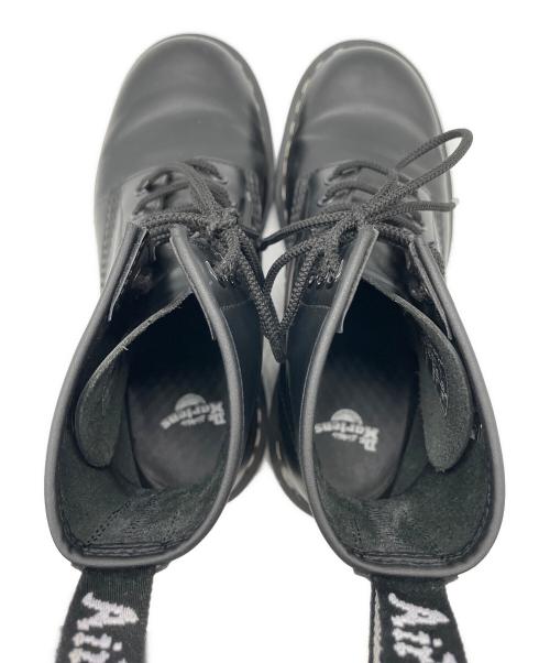 Dr.Martens（ドクターマーチン）Dr.Martens (ドクターマーチン) ホワイトステッチ 8 ホール ブーツ ブラック サイズ:UK 5の古着・服飾アイテム
