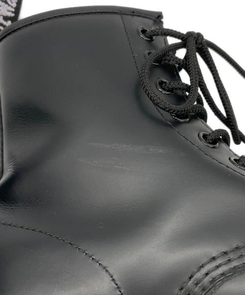 Dr.Martens（ドクターマーチン）Dr.Martens (ドクターマーチン) ホワイトステッチ 8 ホール ブーツ ブラック サイズ:UK 5の古着・服飾アイテム