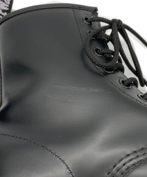 Dr.Martens（ドクターマーチン）Dr.Martens (ドクターマーチン) ホワイトステッチ 8 ホール ブーツ ブラック サイズ:UK 5の古着・服飾アイテム