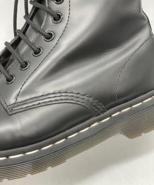Dr.Martens（ドクターマーチン）Dr.Martens (ドクターマーチン) ホワイトステッチ 8 ホール ブーツ ブラック サイズ:UK 5の古着・服飾アイテム